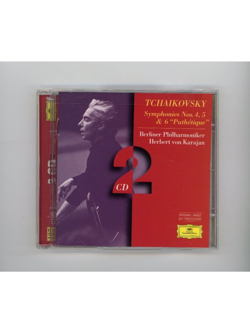 Tchaikovsky Symphonies 4 5 6 Karajan Berlin Philharmonic 2-CD Remastered DG